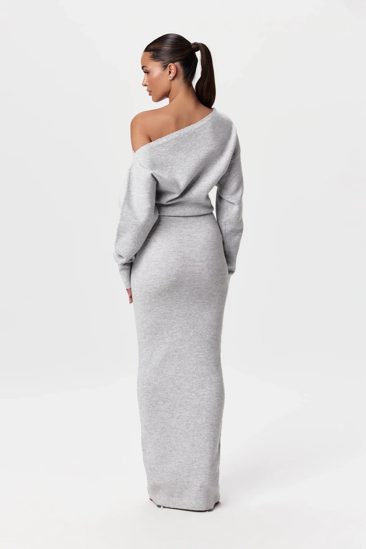 Carol | Off Shoulder Sweater Dress