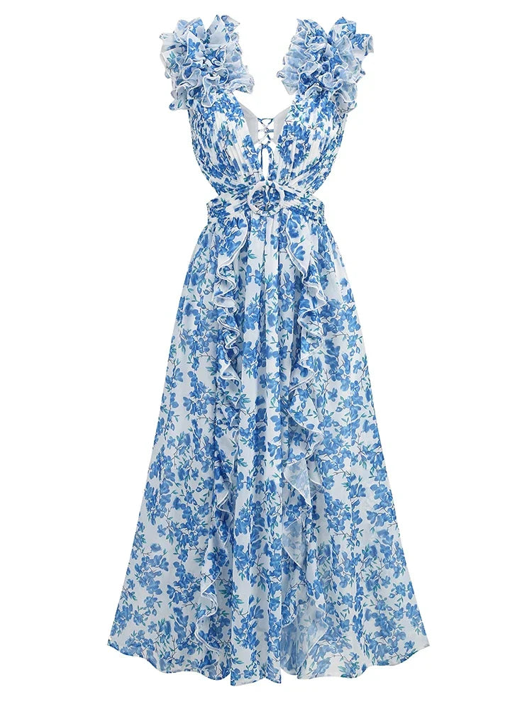 Ophelia™ Vintage Patchwork Pullover Dress
