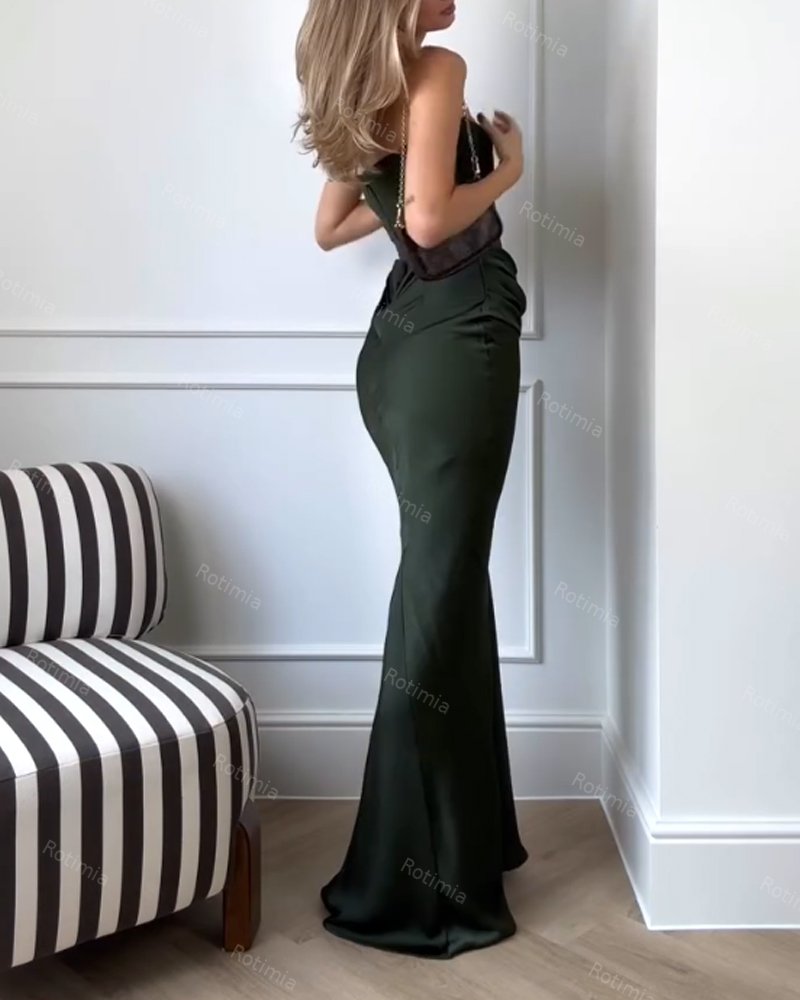 Evelyn | Elegant Strapless Party Dress