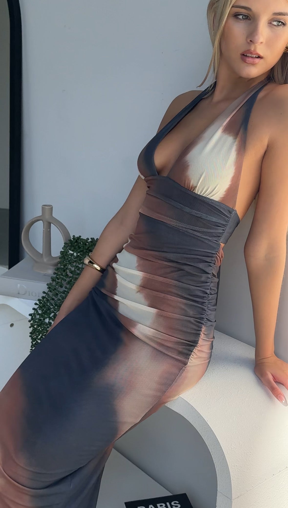 Hudson | Low Cut Maxi Dress