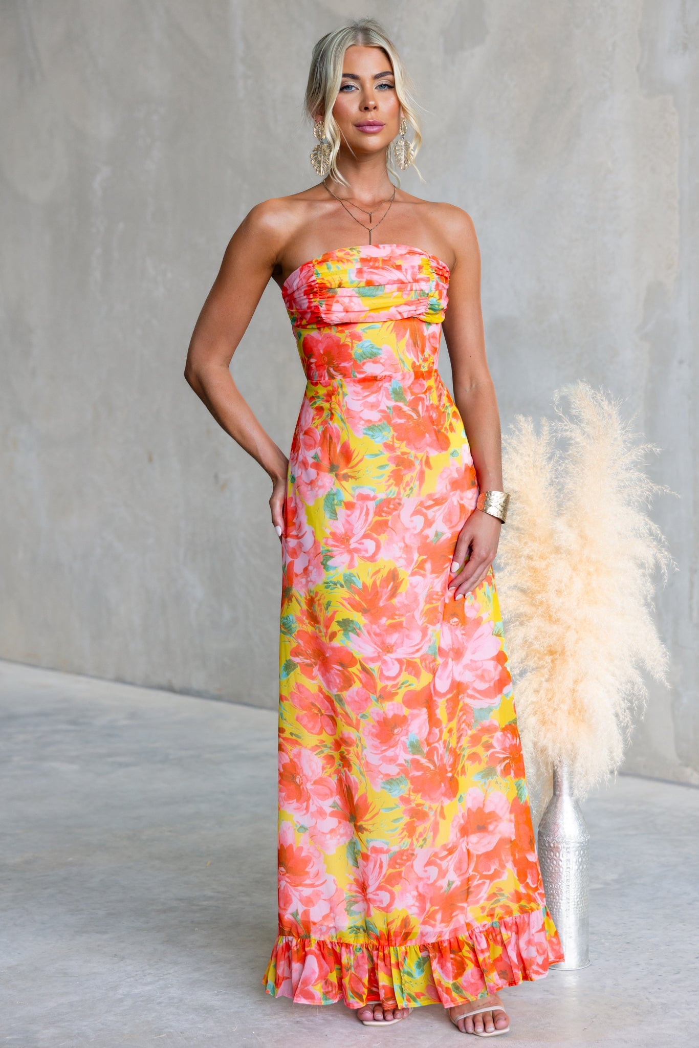 Vionne | Floral Maxi Dress