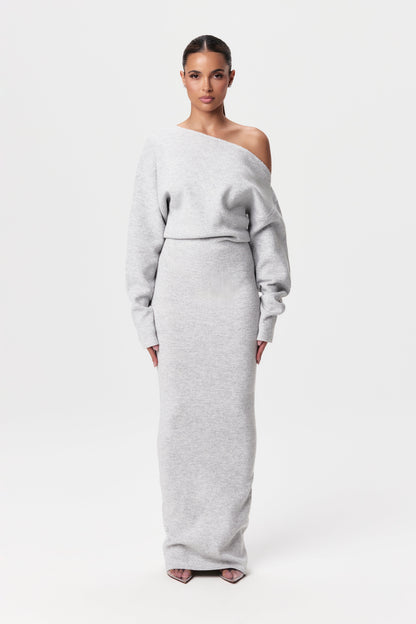 Carol | Off Shoulder Sweater Dress