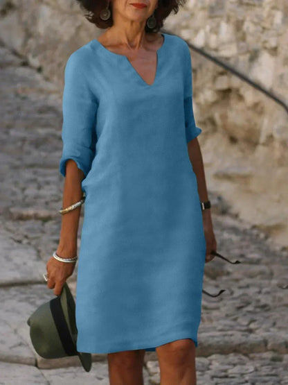Bella | Elegant Dress with V-Neck
