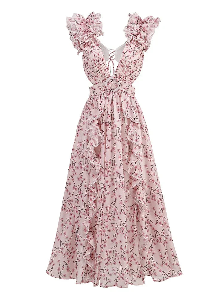 Ophelia™ Vintage Patchwork Pullover Dress