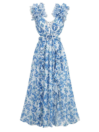 Ophelia™ Vintage Patchwork Pullover Dress