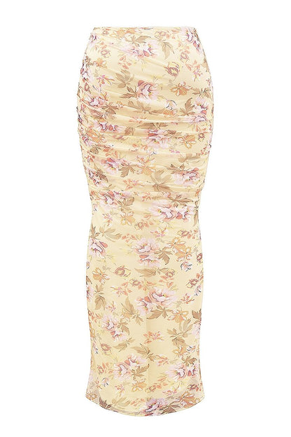 Emily | Floral Strapless Corset Set