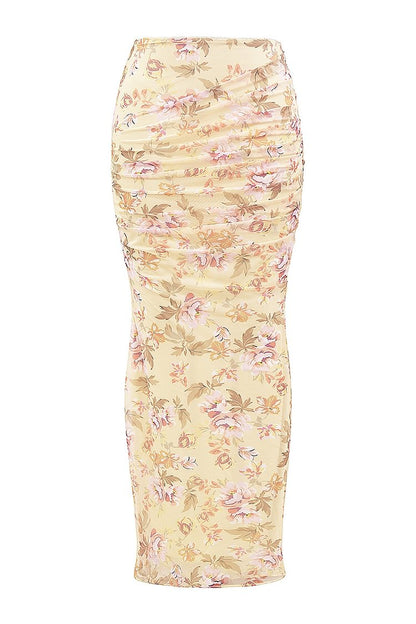 Emily | Floral Strapless Corset Set