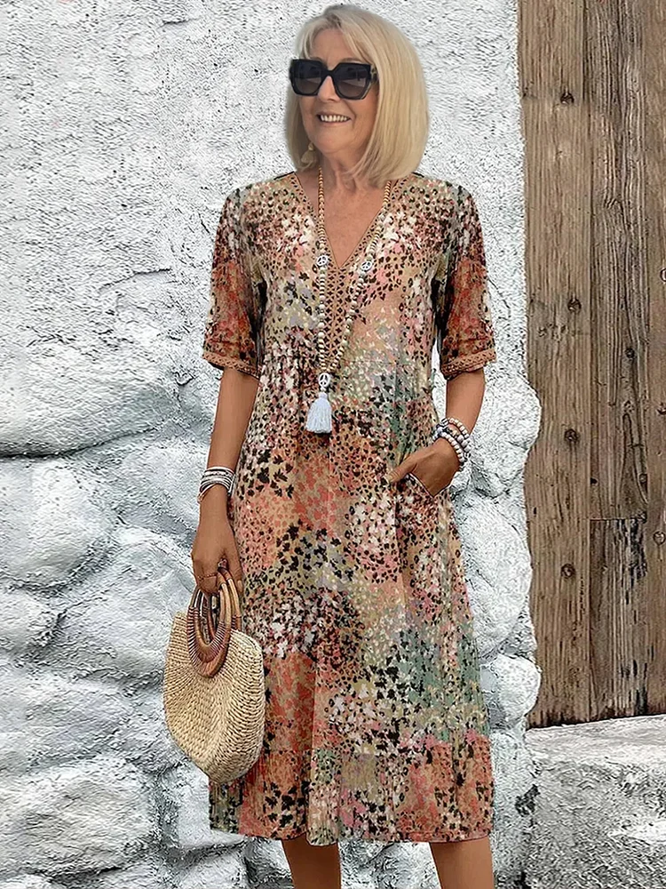 Addison - Lively Floral Dress