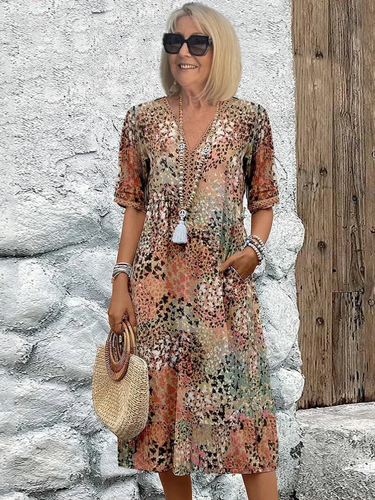 Addison - Lively Floral Dress