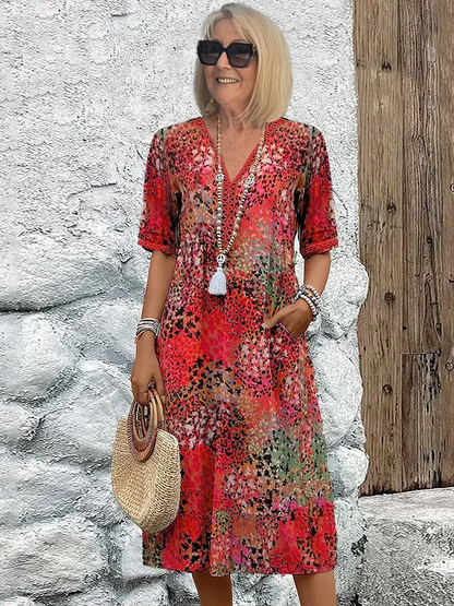 Addison - Lively Floral Dress