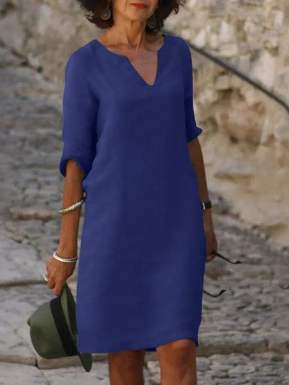 Bella | Elegant Dress with V-Neck