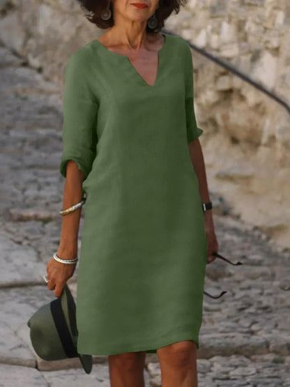 Bella | Elegant Dress with V-Neck